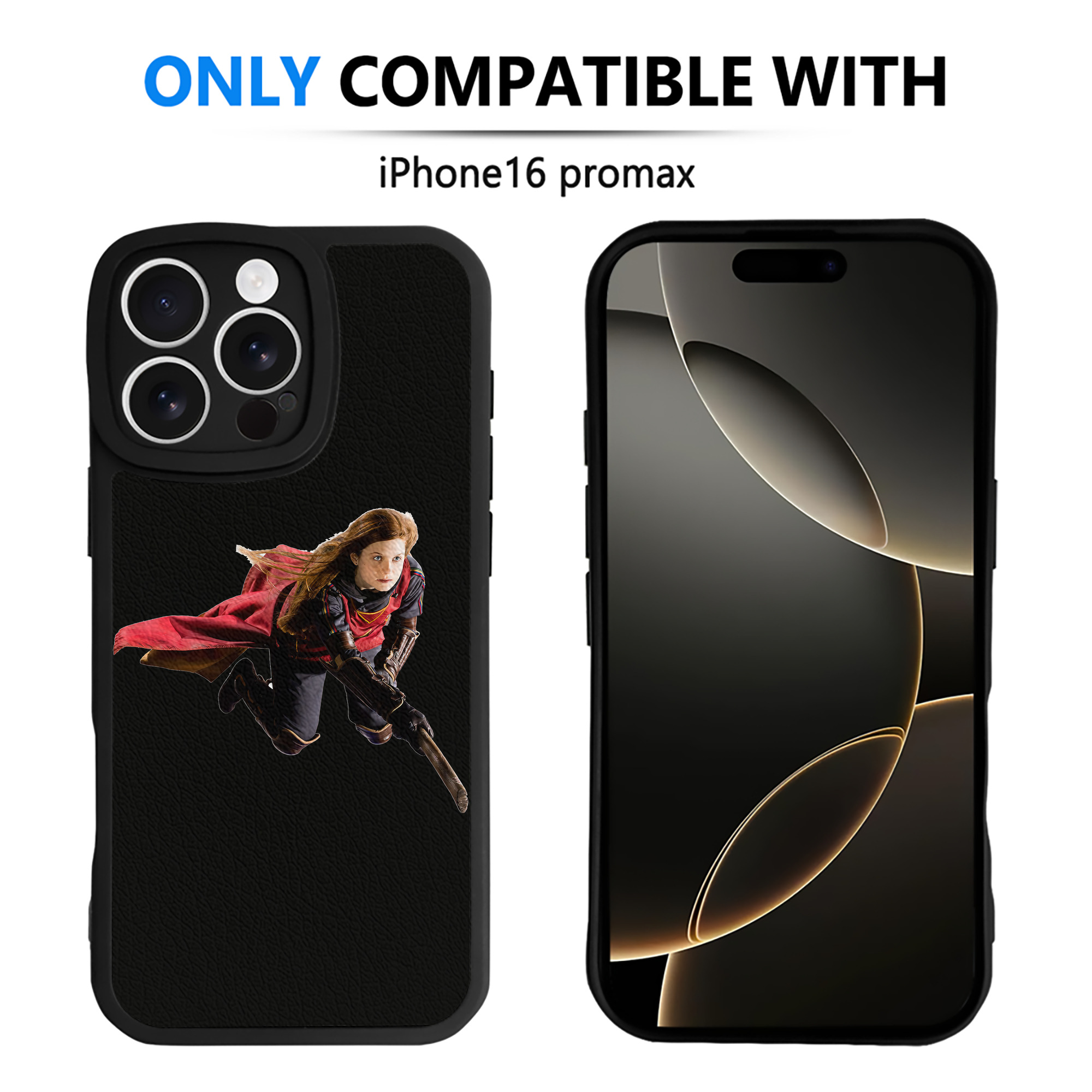 （画像用） Harry Potter ハリー・ポッターシリーズ 【iPhone 16シリーズ対応】シリコンスマホケース（レザー調） 材質：シリコン